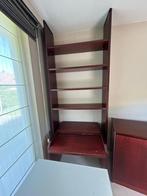 Boekenrek met bureau, Ophalen, Gebruikt, Bureau