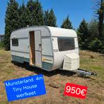 Caravan Munsterland 4m werfkeet foodtruck pipowagen tuinhuis, Ophalen