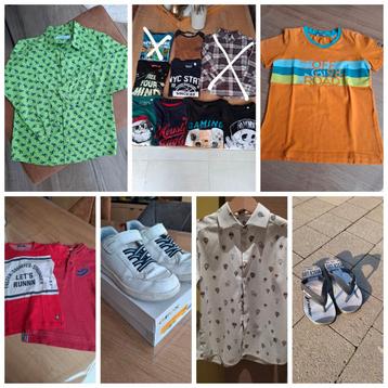 jongenstshirts mt 116 tem 140 (2 foto's) beschikbaar voor biedingen