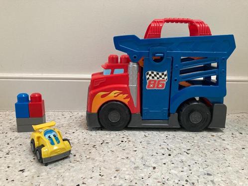 Mega Bloks Racing Rig, Kinderen en Baby's, Speelgoed |Speelgoedvoertuigen, Gebruikt, Ophalen of Verzenden