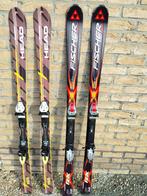 2 sets piste ski's + stokken en handschoenen te koop, Ophalen, 160 tot 180 cm, Fischer, Gebruikt