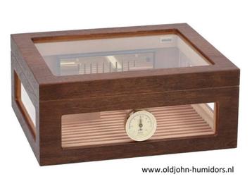 H141 ADORINI  HUMIDOR TREVISO WALNOOT FINEER DELUXE sigaren, Envoi, Neuf, Boite à tabac ou Emballage
