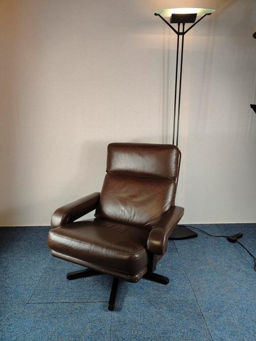 Leolux draaifauteuil - Vintage design, Huis en Inrichting, Fauteuils, Gebruikt, Leer, Ophalen