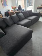 Mooie luxe Zwart Grijze hoekbank 165x310, Ophalen, Hoekbank