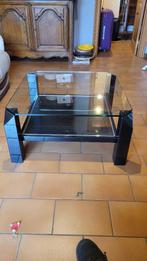 Table de salon moderne, 50 tot 100 cm, Ophalen of Verzenden, 75 cm of meer, Glas