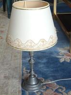 Tafellamp met tinnen poot, Autres matériaux, Enlèvement, Utilisé, Moins de 50 cm