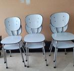 6 vintage stoelen, Ophalen, Zo goed als nieuw