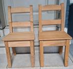 2 Kleine houten kinderstoelen, Ophalen of Verzenden, Zo goed als nieuw, Overige typen