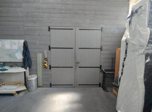 Houten wand met deur, Doe-het-zelf en Bouw, Overige Doe-Het-Zelf en Bouw, Gebruikt, Ophalen