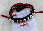 “Loubilink” armband van Louboutin., Zwart, Nieuw, Leer, Ophalen of Verzenden