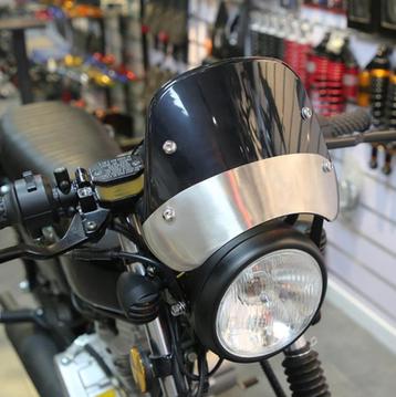 Windscherm Suzuki Honda Yamaha Kawasaki Universeel RVS beschikbaar voor biedingen