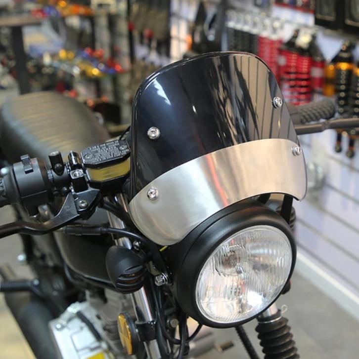 Windscherm Suzuki Honda Yamaha Kawasaki Universeel RVS, Motoren, Onderdelen | BMW, Nieuw, Verzenden