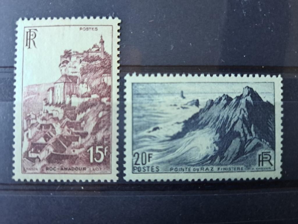 France Y&T 763-764 ** 1946, Enlèvement ou Envoi, Non oblitéré