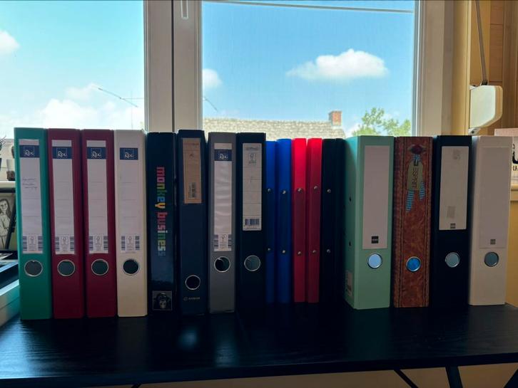 Kaften, classeurs, ringmappen, Diversen, Schoolbenodigdheden, Zo goed als nieuw, Ophalen of Verzenden