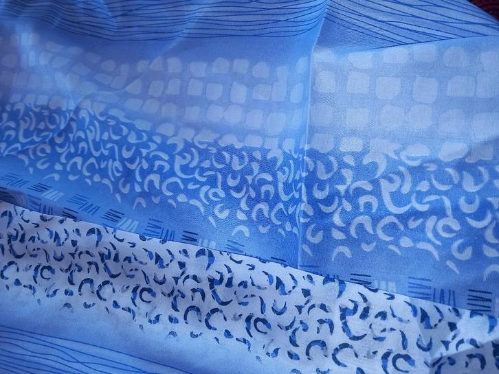 Draps, Huis en Inrichting, Slaapkamer | Beddengoed, Nieuw, Overige typen, Tweepersoons, Blauw, Ophalen