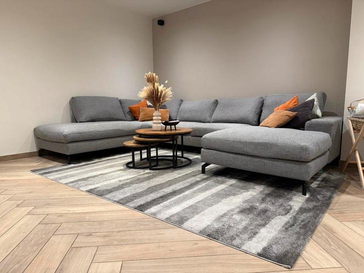 U -Bankstel 360cm dubbel longchair, Huis en Inrichting, Stoffering | Vloerbedekking, Zo goed als nieuw, Ophalen