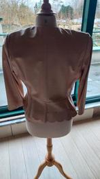 lederen vestje, Ophalen, Elisabetta Franchi, Beige, Maat 42/44 (L)