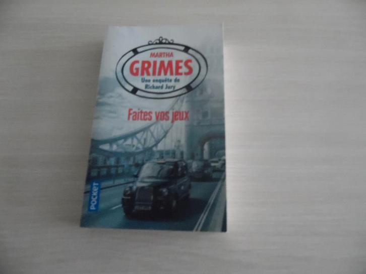 FAITES VOS JEUX      MARTHA GRIMES, Boeken, Thrillers, Zo goed als nieuw, Amerika, Ophalen of Verzenden