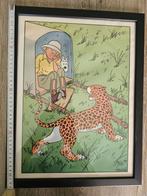 Poster van Kuifje in een nieuwe lijst. 

Kuifje Casterman 1, Verzamelen, Ophalen of Verzenden, Kuifje