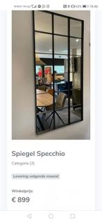 Spiegel met onderverdeling, Huis en Inrichting, Woonaccessoires | Spiegels, Ophalen, Nieuw, 75 tot 100 cm, 150 tot 200 cm