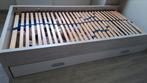 Bed 90x200 cm - lattenbodem  en matras, Ophalen, Eenpersoons, 200 cm, 90 cm