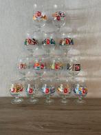 32 verschillende duvel glazen, Verzamelen, Biermerken, Ophalen, Zo goed als nieuw, Duvel
