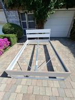 IKEA Trysil wit bedframe 140 x 200 cm, Ophalen, Wit, Tweepersoons, 140 cm