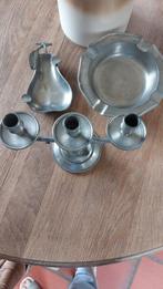 2 asbakken Tin 92%, Enlèvement ou Envoi