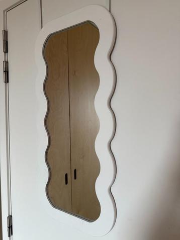 Hang spiegel met haken /// Deurspiegel (65x35x2cm) beschikbaar voor biedingen