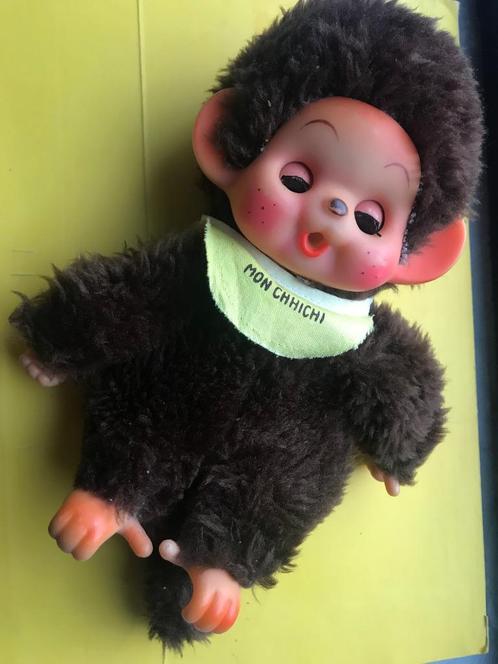 MIJN CHICHI PLUCHE - ZELDZAME OGEN DICHT, Verzamelen, Poppen, Gebruikt, Ophalen of Verzenden