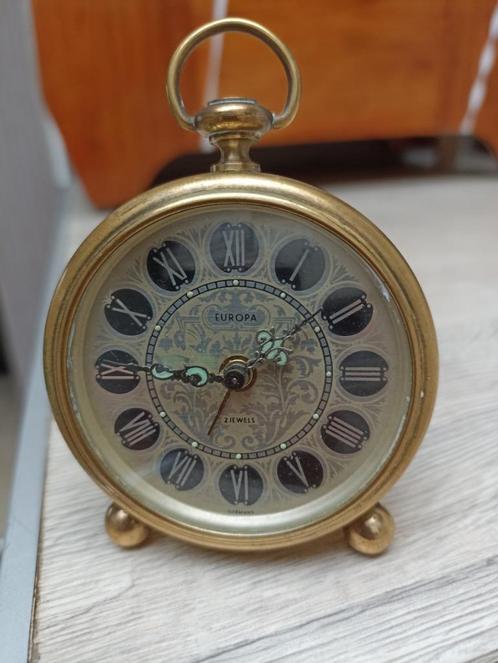 antieke europa jewells reishorloge , wekker jaren 70, Antiquités & Art, Antiquités | Horloges, Enlèvement