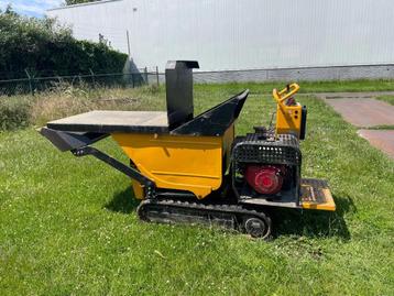 JCB Hinowa /JCB rupsdumper Honda benz met plateau en schep M beschikbaar voor biedingen