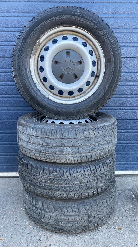 Mercedes-Benz Vito Viano velgen 205-65-16 5x112 - Set 20.45, Auto-onderdelen, Banden en Velgen, Banden en Velgen, All Season, 16 inch