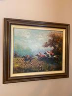 Klassiek schilderij, jachttafereel, Antiek en Kunst, Ophalen