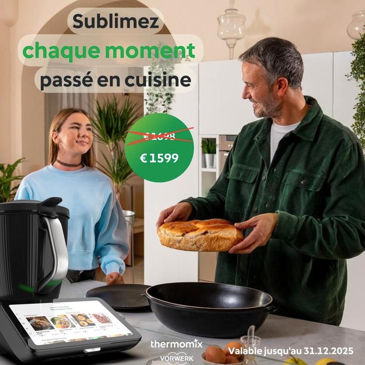 Le Thermomix TM7 sous le sapin, Electroménager, Cuisinières, Envoi