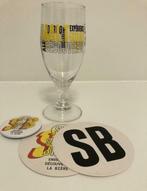 Degusteer bierglas 20 cl, 2 bierviltjes + 1 flesopener nieuw, Ophalen, Zo goed als nieuw, Flesopener