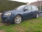 Golf 6 tdi, Auto's, Volkswagen, Voorwielaandrijving, Beige, Blauw, Leder