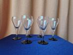 6 art deco glazen, Antiek en Kunst, Ophalen of Verzenden