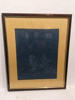 Eugène Verboeckhoven (1798/99-1881) Grote Originele tekening, Enlèvement