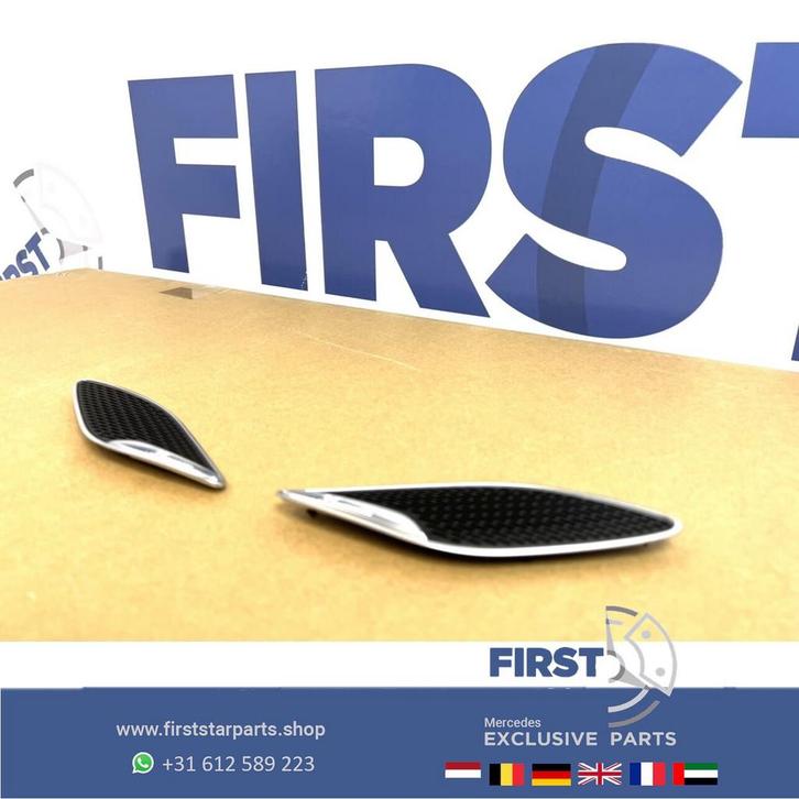 AMG BURMESTER SPEAKER COVERS Mercedes A CLA KLASSE W177 W118, Auto-onderdelen, Carrosserie, Mercedes-Benz, Gebruikt, Ophalen of Verzenden