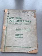 Origineel bevrijdingsboekje “Talk with Our Liberators” –m, Verzenden