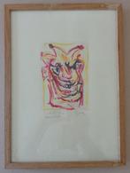 EDOUARD PIGNON / LE FOU / KLEURETS / 43x31cm / KADER / SIG, Ophalen of Verzenden