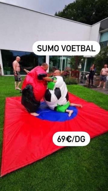 Sumo worstel spel thema voetbal