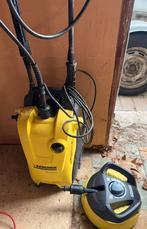 Nettoyeur haute pression Karcher + brosse de terrasse, Jardin & Terrasse, Nettoyeurs haute pression, Enlèvement, Utilisé, Électrique