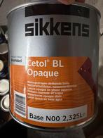 Sikkens cetol opaque dekkende zwarte beits ral 9005 2,5liter, Ophalen of Verzenden, Nieuw
