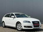 Audi A3 Sportback 1.6 TDi Cruise Park.Sensor Leder Trekhaak, Euro 5, Zwart, 4 cilinders, Wit