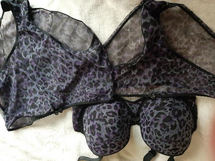 Marlies Dekkers Peekaboo 80E, XL en Xl, Kleding | Dames, Ondergoed en Lingerie, Setje, Paars, Verzenden