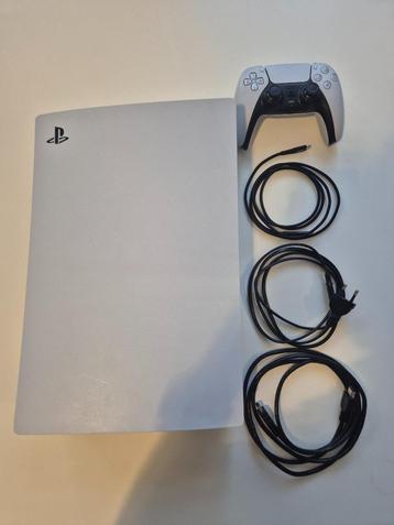 PlayStation 5 Disc-versie + 1 controller en 2 games  beschikbaar voor biedingen