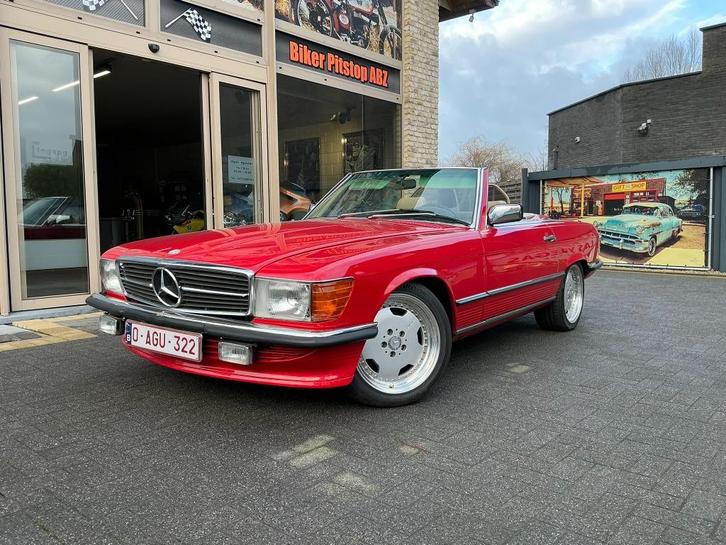 MERCEDES SL 560, Auto's, Oldtimers, Bedrijf, Te koop, Airbags, Airconditioning, Centrale vergrendeling, Elektrische ramen, Lederen bekleding
