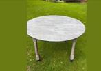 Ronde _ ovaal tafel, Tuin en Terras, Tuintafels, Ophalen of Verzenden, Zo goed als nieuw, Ovaal